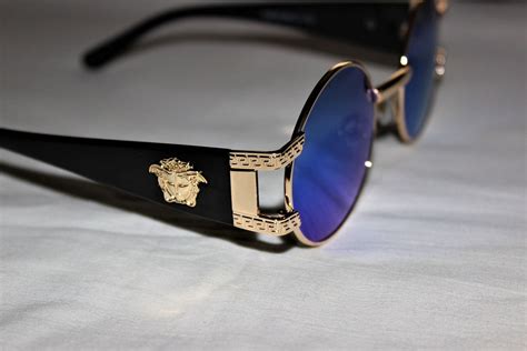 sunglasses versace blue men